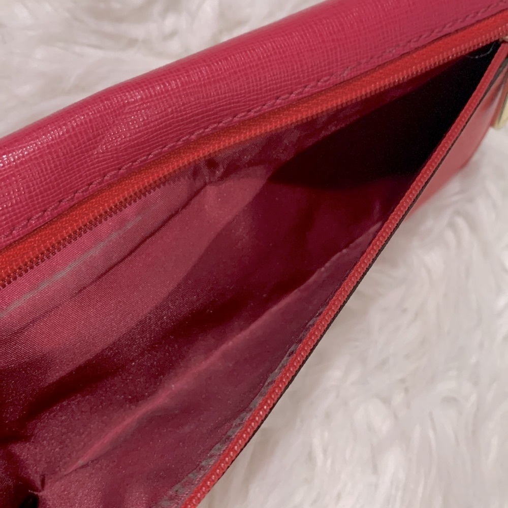 COACH color block long line wallet snap closure card compartments leather - Picture 11 of 12